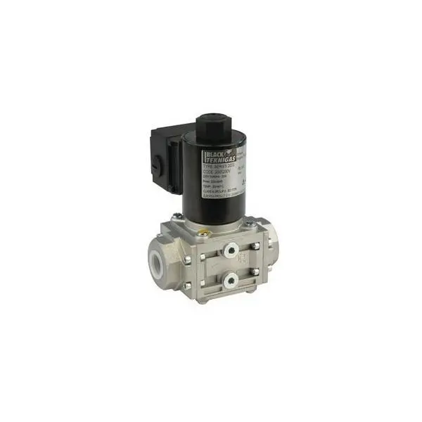 Black Teknigas 2005 230V 3/4" 20mm Fast Opening Gas Solenoid Valve